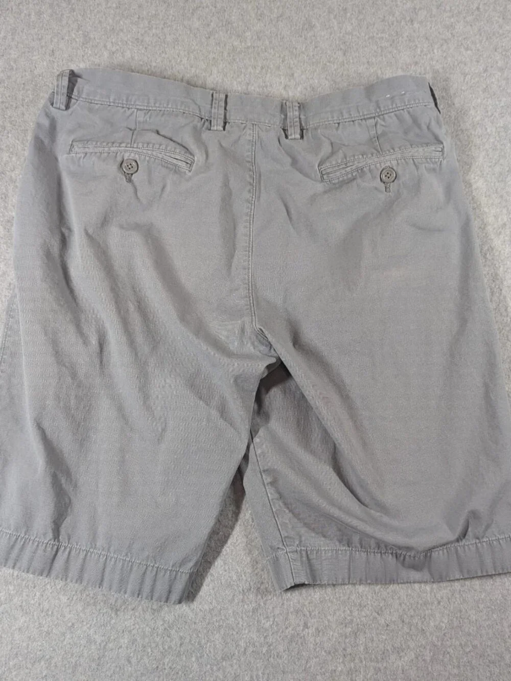 J Crew Rivington Shorts Men's 34 (Actual 33) Gray Flat Front Casual Chino